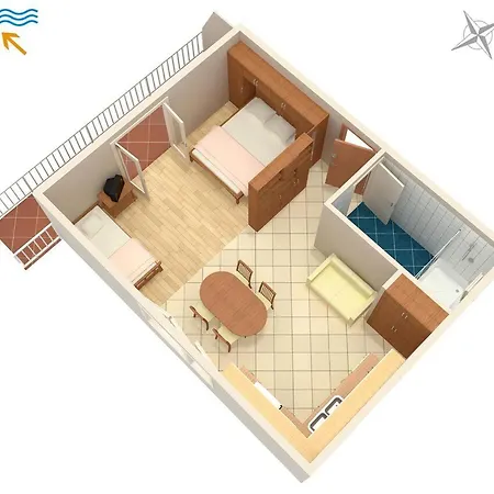 Studio Hvar 8785b Appartement *